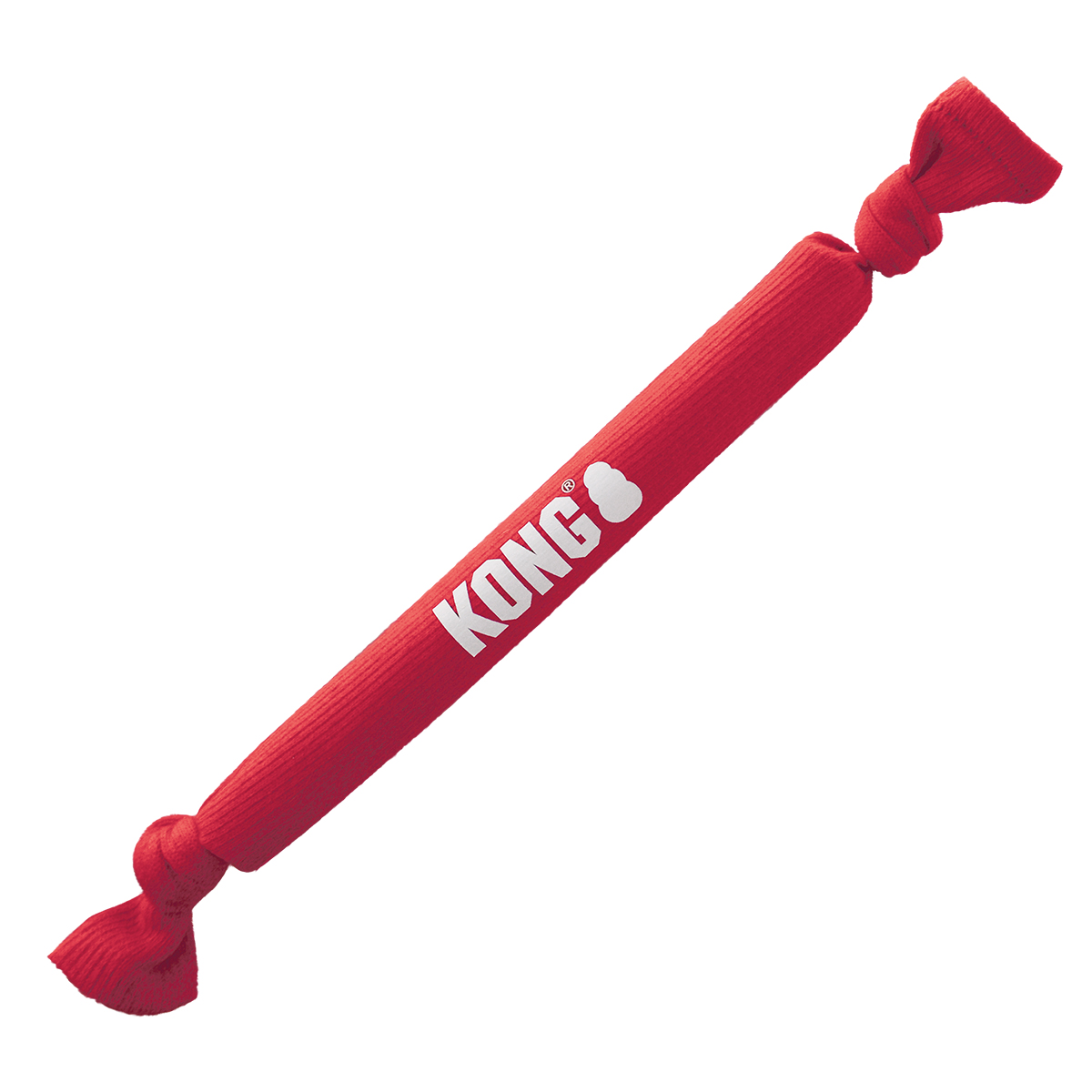 Kong - Signature Crunch Rope Single - Red - Kjæledyr og utstyr