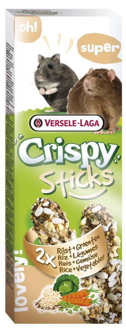 Versele Laga - Bland 4 For 119 - Sticks Hamsters-Rats Rice & Vegetables 110Gr