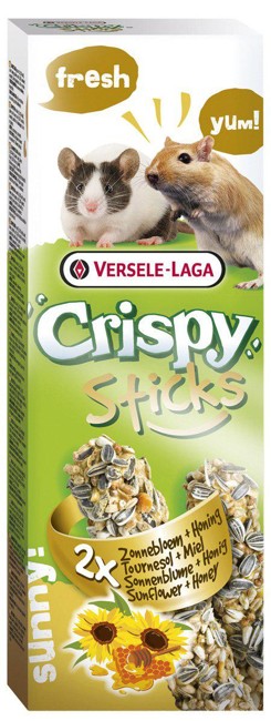 Versele Laga - Bland 4 For 119 - Sticks Gerbils-Mice Sunflower & Honey 110Gr