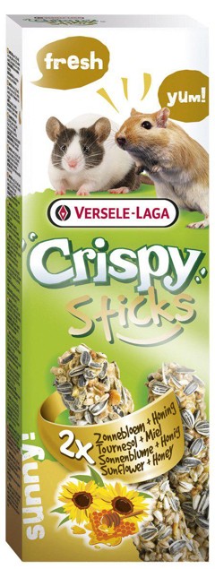 Versele Laga - Bland 4 For 119 - Sticks Gerbils-Mice Sunflower & Honey 110Gr