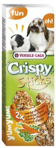 Versele Laga - Bland 4 For 119 - Sticks Rabbits-Guinea Pigs Carrot & Parsley 110Gr