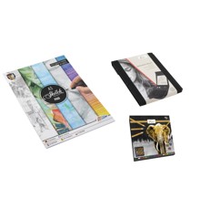 Nassau - Sketching wallet set with Metallic mixed media set & Sketch Pad A3 - Bundle