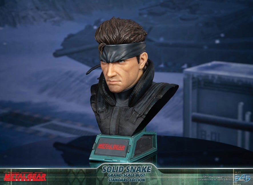 Metal Gear Solid (Solid Snake Grand-Scale Bust) RESIN Statue