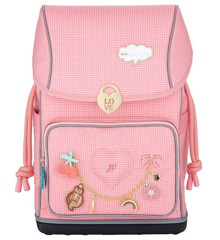 Jeune Premier - School Bag Ergomaxx 18L - Vichy Love Pink - (Erx23198)