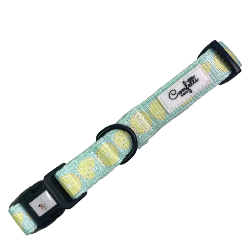 Confetti Dogs - Dog Collar Lemons Size L 39-59 cm - (PHA0719S) - Kjæledyr og utstyr