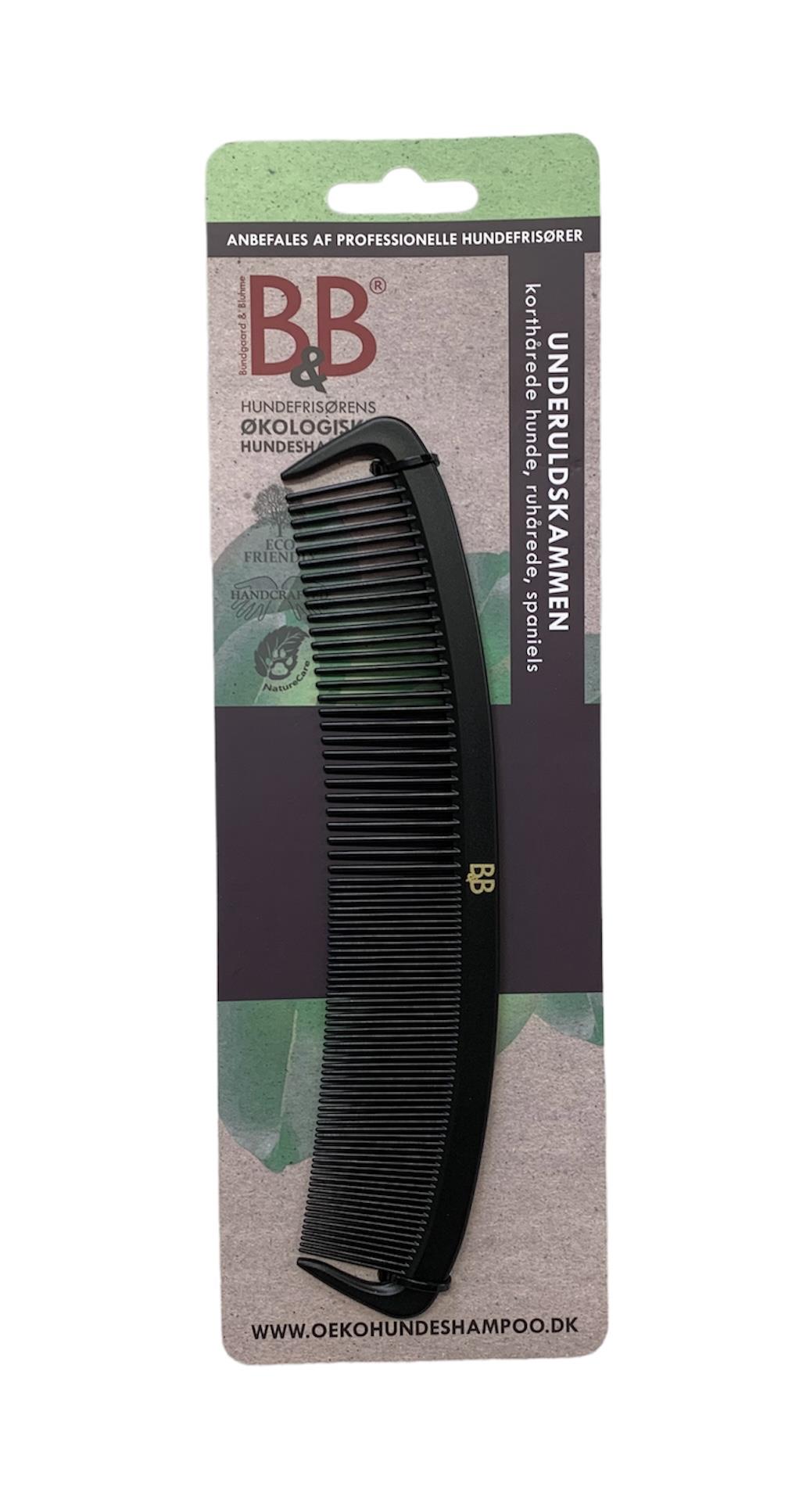 B&B - Deshedding comb 19cm - (9111) - Kjæledyr og utstyr