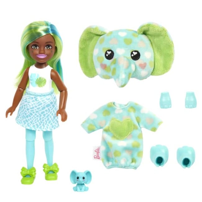 Barbie - Cutie Reveal Chelsea Jungle Series - Elephant (HKR13)