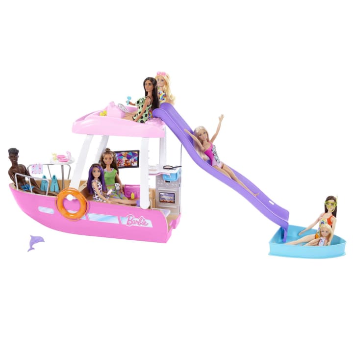 Barbie - DreamBoat Playset (HJV37) - Leker