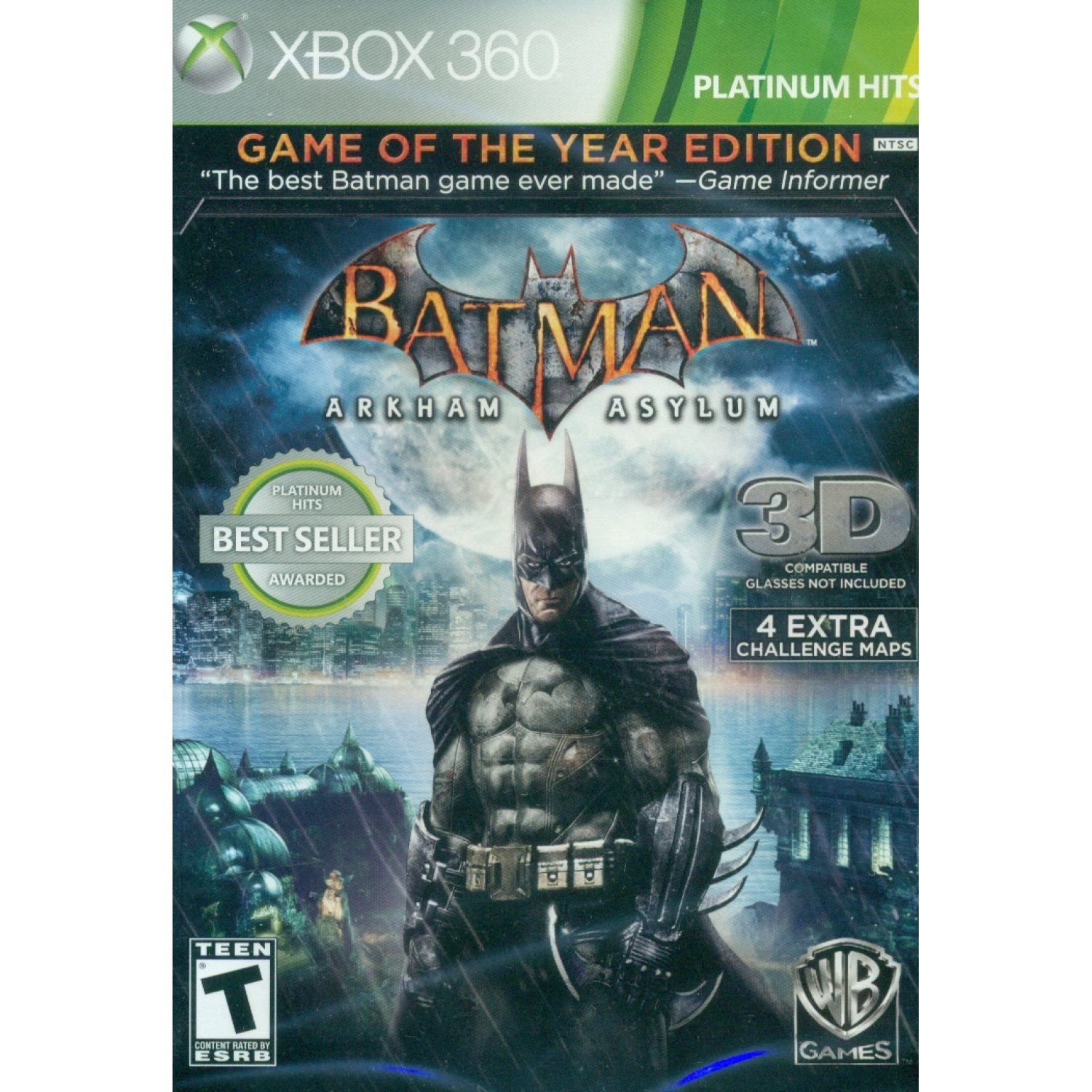 Batman: Arkham Asylum (Game of the Year Edition) (Platinum Hits) (Import) - Videospill og konsoller