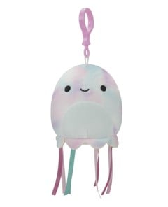 Squishmallows - 9 cm Plush P14 Clip On - Tie Dye Jellyfish