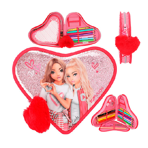 TOPModel - Pencilcase heart shape - ONE LOVE - (0412260)