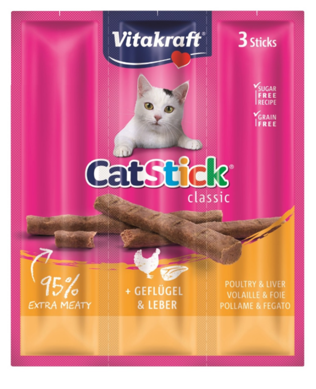 Vitakraft - Cat Stick poultry & liver - (10869)