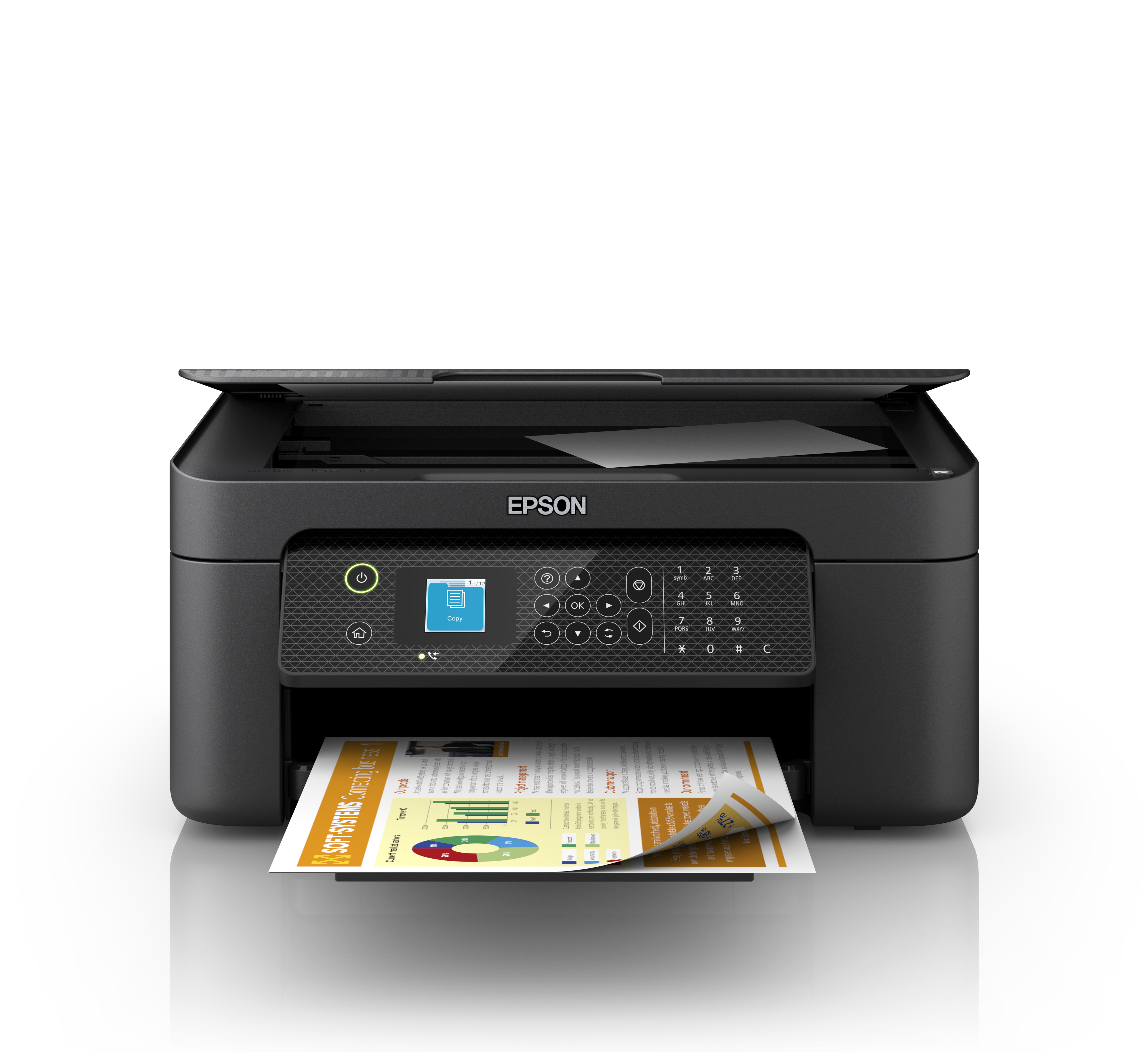 Epson - WorkForce WF-2910DWF - Kompakt multifunksjonell blekkskriver
