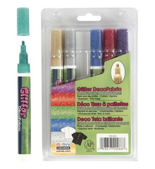 Deco - Textile Markers - Glitter (25096)