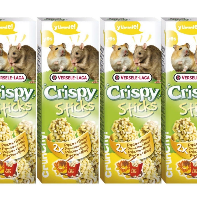 VERSELE LAGA - Sticks Hamsters-Rats Popcorn&Honey 110Gr x 4 - Kjæledyr og utstyr