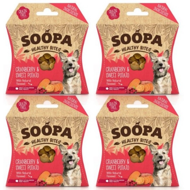 SOOPA - Healthy Bites Cranberry & Sweet Potato 50g x 4