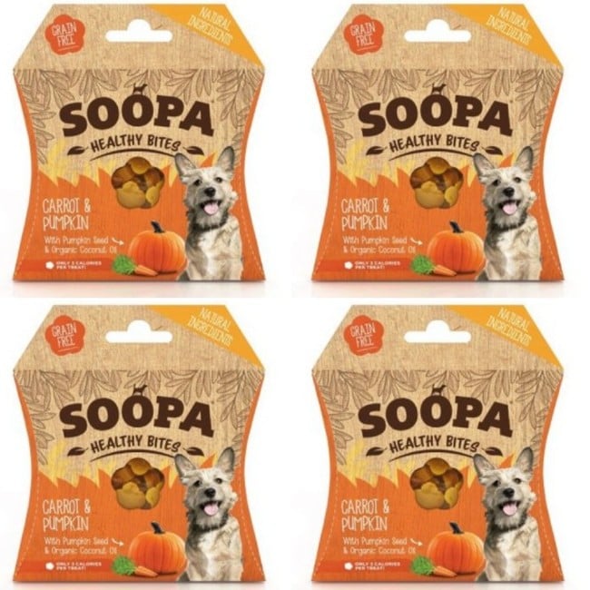 SOOPA - Healthy Bites Carrot & Pumpkin 50g x 4