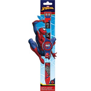 Montre Enfant Marvel Spider-Man - Cadran Analogique, Bracelet Simili Cuir, Résistante Et éducative
