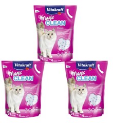 Vitakraft - 3 x Cat Litter Magic Clean 5L