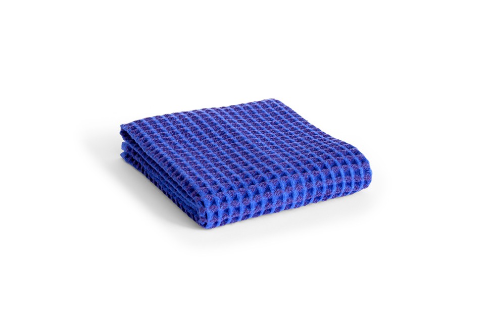 HAY - Waffle Håndklæde 50x100cm - Blå