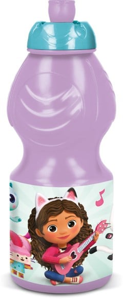 Stor - Sports Water Bottle 400 ml. - Gabby´s Dollhouse (088808719-21232)