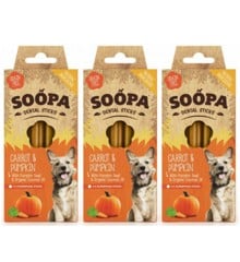 SOOPA - Dental Sticks Carrot & Pumpkin 100g x 3