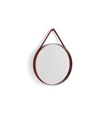 HAY - Strap Mirror No 2 Ø50 cm - Red
