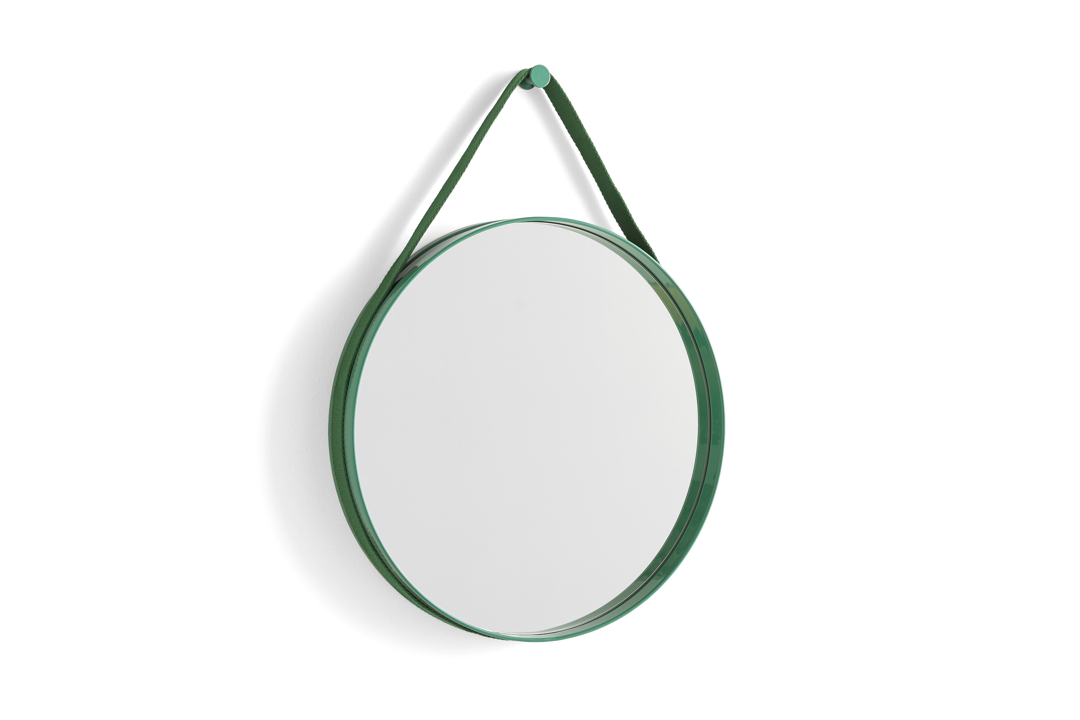 10: HAY - Strap Mirror Spejl No 2 Ø50 cm - Grøn