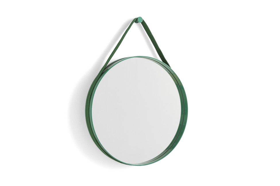 HAY - Strap Mirror Spejl No 2 Ø50 cm - Grøn