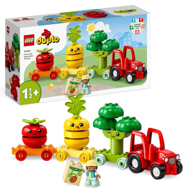 LEGO Duplo - Hedelmä- ja vihannesviljelijän traktori (10982)