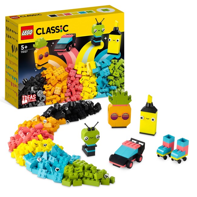 LEGO Classic - Kreativt skoj med neonfärger (11027)