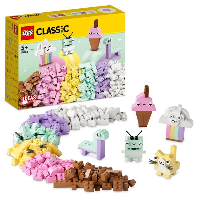 LEGO Classic - Kreativt skoj med pastellfärger (11028)