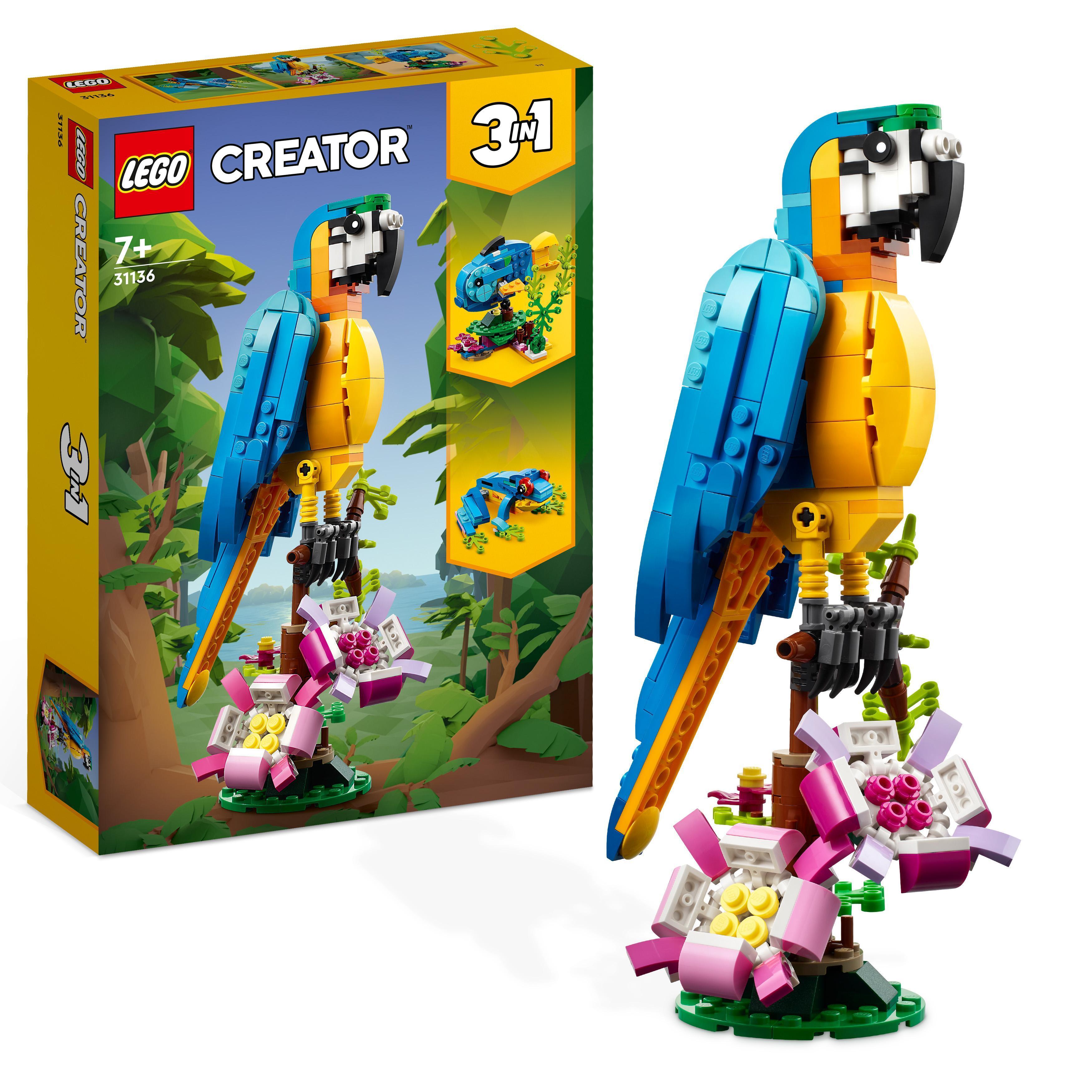 Spole tilbage pasta flyde Køb LEGO Creator - Eksotisk papegøje (31136) - Fri fragt