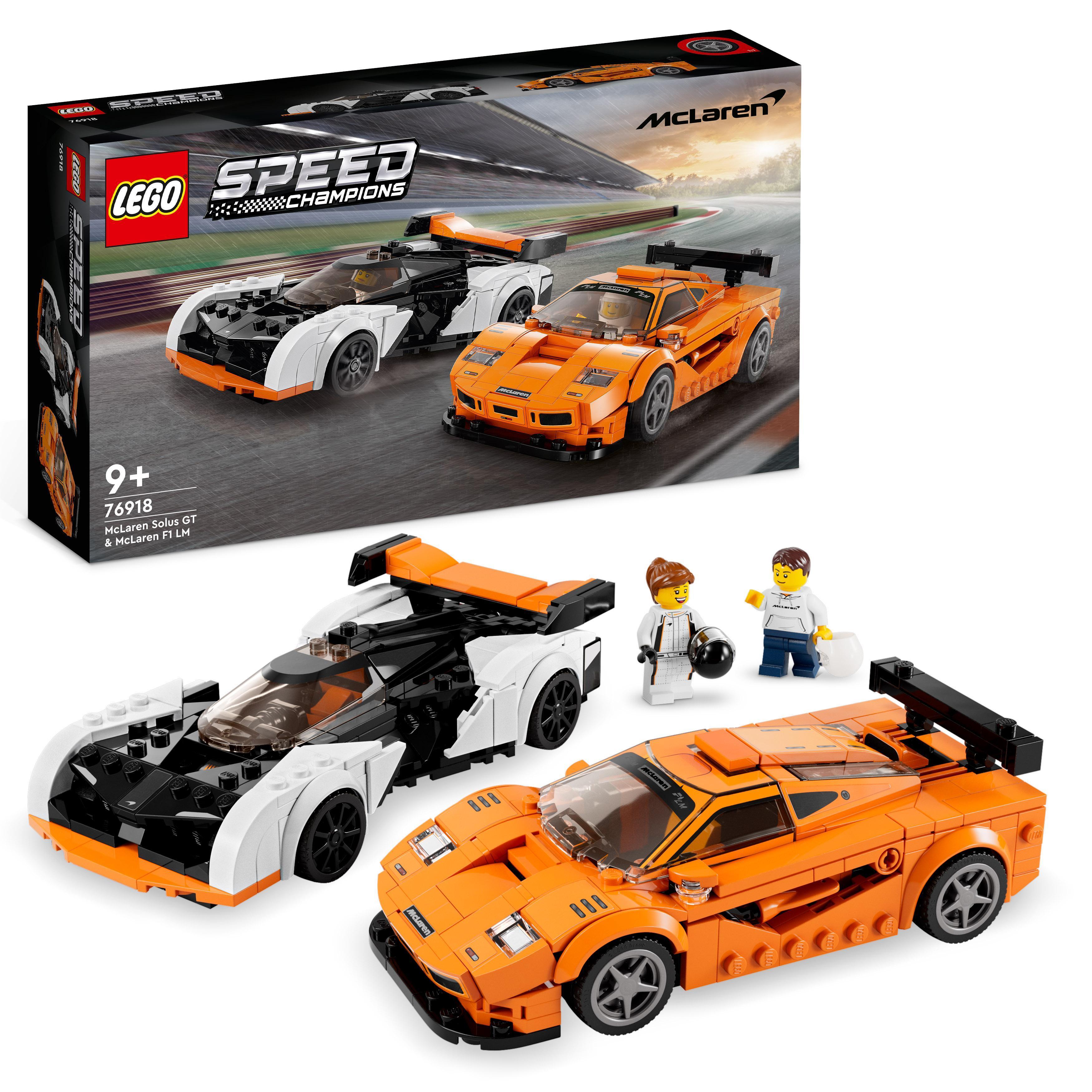 LEGO Speed Champions - McLaren Solus GT&McLaren F1 LM (76918) - Leker