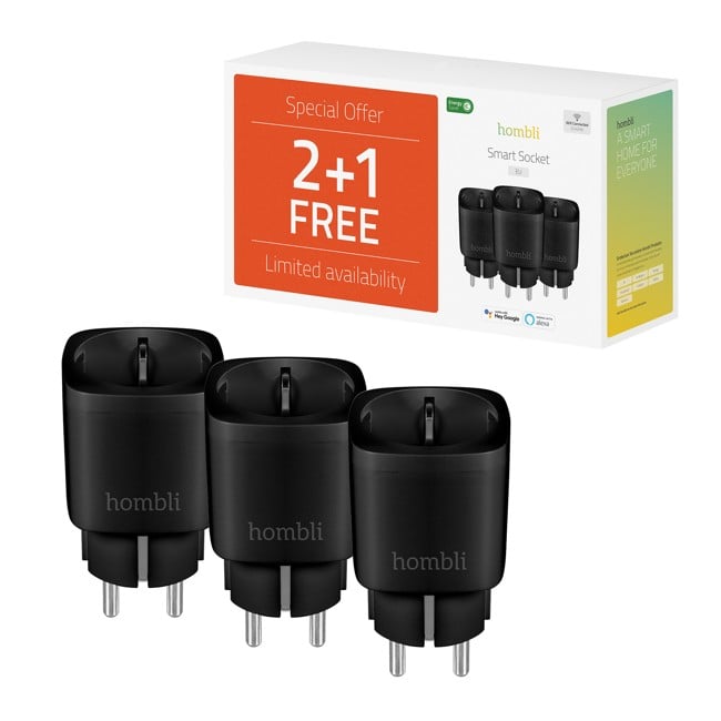 Hombli - Smart Plug (EU) Promo Pack 2+1