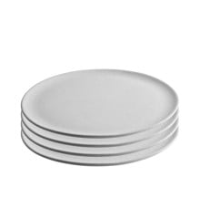 RAW - 4 pcs - Dinner plates 28 cm - Arctic White