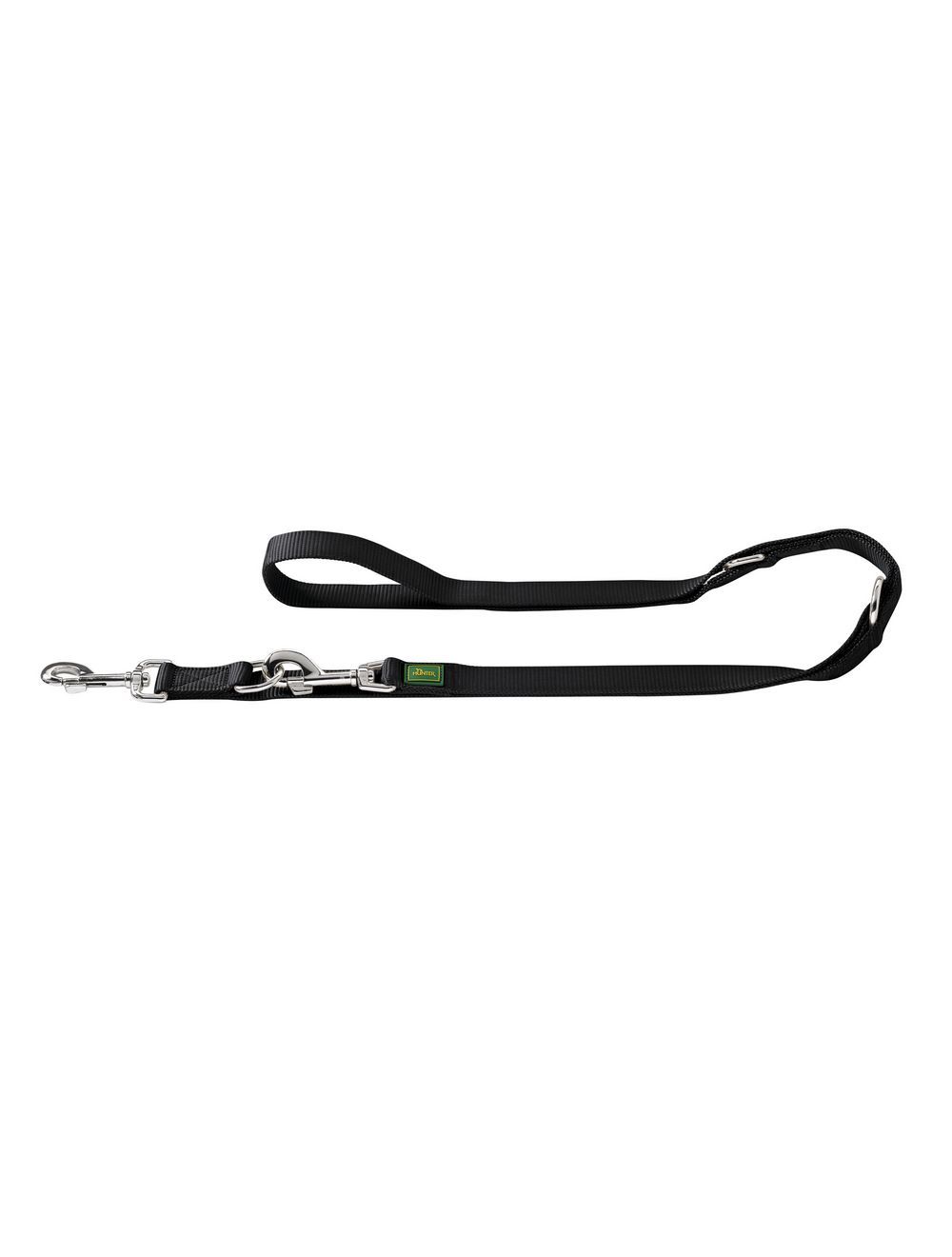 Hunter - Leash Nylon 15/200, black - (40546) - Kjæledyr og utstyr