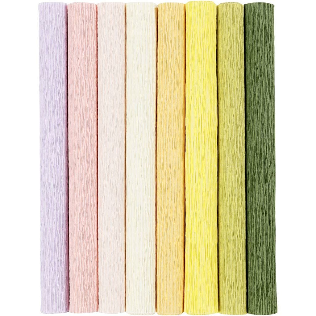Crepe Paper - Pastel Colours (209001)