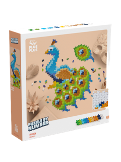 Plus-Plus - Puzzle By Number Peacock 800pcs - (3931)