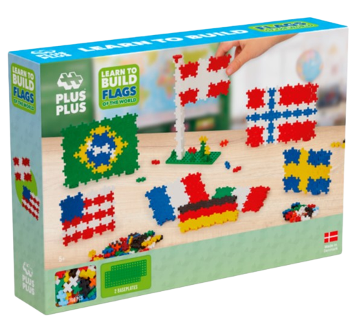 Plus-Plus - Learn To Build Flags of the World - (3932) - Leker