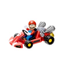 Super Mario Film - Figur m/ Bil - Mario (6 cm)