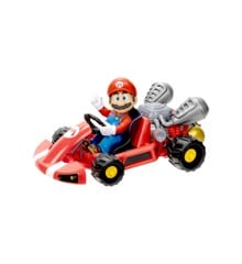 Super Mario Movie - Figure w/ Kart - Mario (6 cm) (417684)