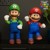 Super Mario Movie - Roto Bamse Luigi (38 cm) thumbnail-6