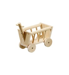 Flamingo - Hayrack wagon in wood, M - (540058501034)
