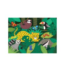 Mudpuppy - Puzzle 42 pcs - Rainforest Fuzzy Puzzle - (M60709)