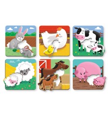 Mudpuppy - Puzzle - Farm Babies I Love You Match-Up - (M63625)