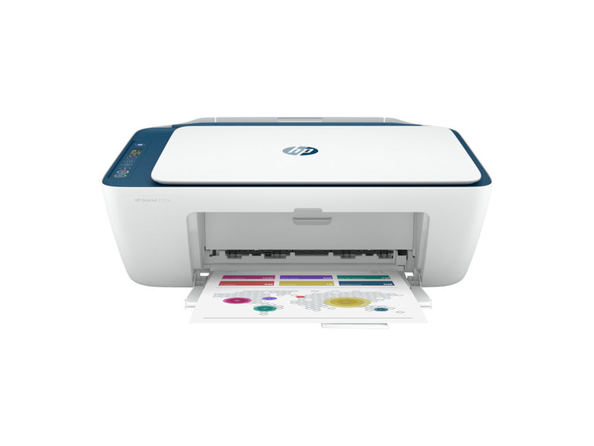 HP - DeskJet 2721e All-in-One inkjet Printer Wifi