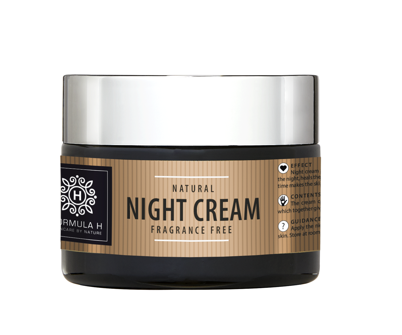 Formula H - Night Cream Fragrance Free 50 ml - Skjønnhet