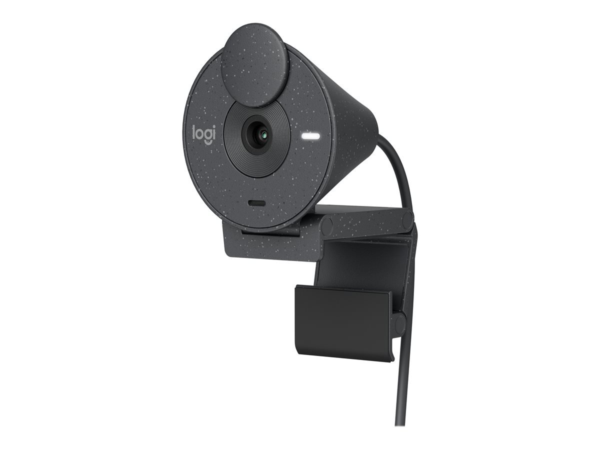 Logitech - Brio 300 Full HD webcam, Graphite