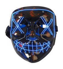 Joker - Halloween - LED Mask Horror Blue (96739)